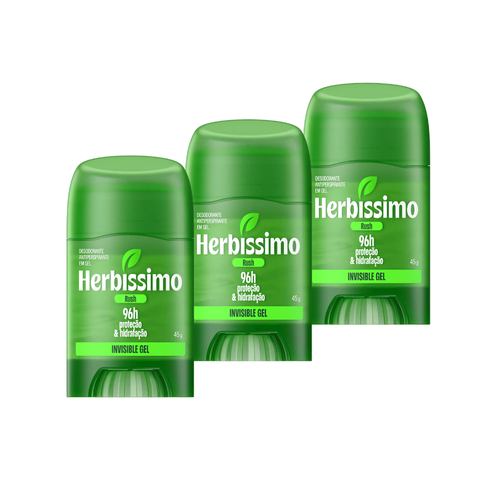 Herbíssimo | Kit Desodorante Antitranspirante Herbíssimo Invisible