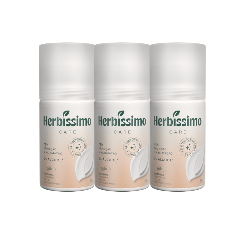 Herbíssimo | Kit Desodorante Antitranspirante Roll-On Herbíssimo
